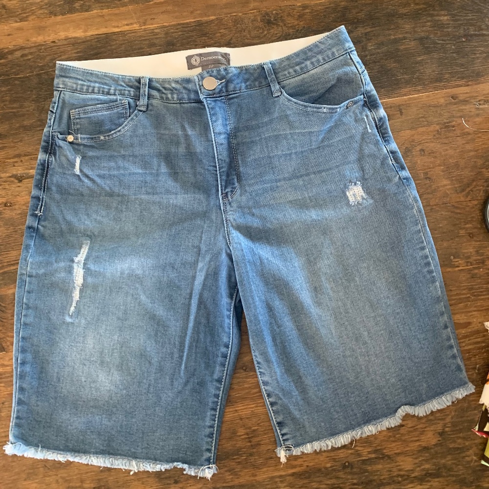 Democracy "AB" Technology Shorts Light Denim